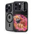 Red Panda with Flowers by Sheena Pike iPhone 16 Pro Kickstand Case